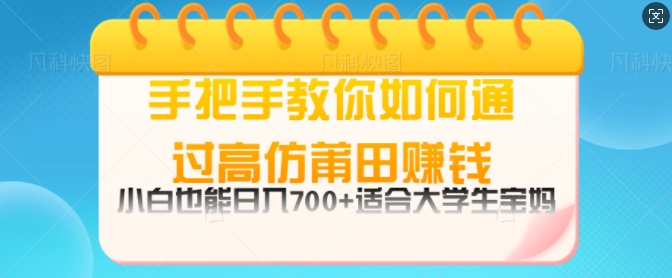 手把手教你如何通过莆田鞋挣钱，小白也能日几张，适会大学生宝妈-时课网赚