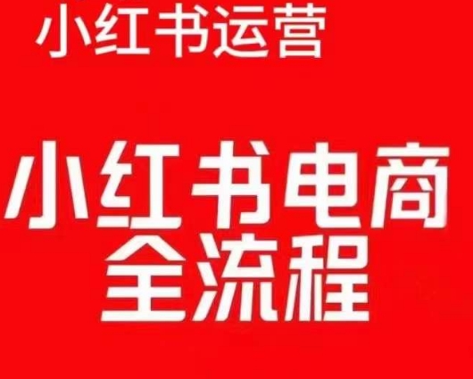 红薯电商实操课，小红书电商全流程-时课网赚