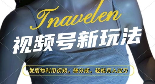 视频号新玩法，废物利用视频，撸分成收益，轻松月入过W【揭秘】-时课网赚