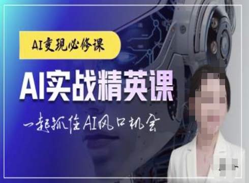 AI实战精英课，chatgptAI实战教程，一起抓住AI风口的机会-时课网赚