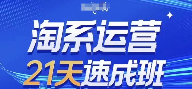 淘系运营21天速成班(更新24年12月)，0基础轻松搞定淘系运营，不做假把式-时课网赚